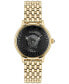 ფოტო #1 პროდუქტის Women's Swiss Medusa Alchemy Gold Ion Plated Bracelet Watch 38mm