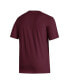 Men's Maroon Texas A M Aggies Locker Lines Softball Fresh T-Shirt