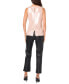 ფოტო #4 პროდუქტის Women's Metallic-Sheen Sleeveless Top