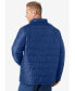 Фото #2 товара Big & Tall Packable Puffer Jacket - 2XL, Midnight Navy