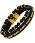 ფოტო #2 პროდუქტის Genuine Leather Bracelet, 2 Piece Set