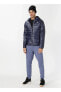 Фото #4 товара Куртка мужская утепленная Adidas Dx0785 Varilite Hooded Lacivert (с капюшоном)