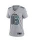 Фото #2 товара Women's Trevor Lawrence Gray Jacksonville Jaguars Atmosphere Fashion Game Jersey