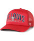 Фото #1 товара Men's Red St. Louis Cardinals Backhaul Foam Trucker Snapback Hat