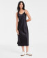 Фото #1 товара Women's Satin Midi Slipdress, Created for Macy's