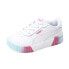 Puma Carina 2.0 Fade Ac Lace Up Toddler Girls White Sneakers Casual Shoes 39047