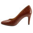 Фото #4 товара Trotters Angie T2050-291 Womens Brown Narrow Leather Pumps Heels Shoes 9