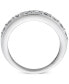 ფოტო #9 პროდუქტის Diamond Princess & Round 3-Pc Bridal Set (4 ct. t.w.) in 14k White Gold