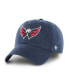 Фото #1 товара Men's Navy Washington Capitals Classic Franchise Fitted Hat