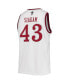 Фото #4 товара Men's Pascal Siakam White New Mexico State Aggies Alumni Commemorative Replica Basketball Jersey