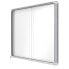 NOBO Premium Plus 27xA4 Sheets Magnetic White Surface Interior Display Case With Sliding Door