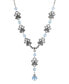 Фото #1 товара 2028 sapphire Beaded Paw Necklace