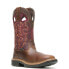 Фото #2 товара Wolverine Rancher DuraShocks Steel Toe Wellington 10" Mens Red Work Boots