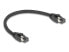 Фото #2 товара Delock RJ45 Netzwerkkabel Cat.8.1 S/FTP 25 cm bis 40 Gbps schwarz - Network - CAT 8