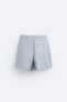 Faded jogger bermuda shorts