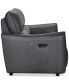 Фото #3 товара Polner 91" Leather Power Motion Sofa, Created for Macy's