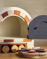 Children's wood oven toy