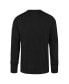 Фото #2 товара Men's Black Distressed Miami Dolphins Wide Out Franklin Long Sleeve T-shirt