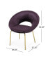 Pincay Modern Glam Accent Chair