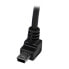 StarTech.com 1m Mini USB Cable - A to Up Angle Mini B - 1 m - USB A - Mini-USB B - USB 2.0 - Male/Male - Black