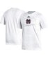 Фото #1 товара Men's White Mississippi State Bulldogs Locker Lines Baseball Fresh T-shirt