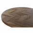 Фото #2 товара Обеденный стол DKD Home Decor Чёрный Натуральный Металл древесина акации 101 x 101 x 79 cm 100 x 100 x 76 cm