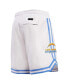 Фото #3 товара Men's White Los Angeles Chargers Classic Chenille Shorts