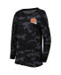 Women's Black Cleveland Browns Camo Long Sleeve T-shirt