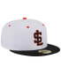 Фото #3 товара Men's White Salt Lake Bees Theme Nights Occidental 59FIFTY Fitted Hat