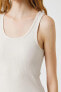 Фото #5 товара Майка Koton Ribbed Sleeveless U Neck