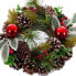 Фото #3 товара Рождественский венок Красный Зеленый Разноцветный Пластик Foam Ананасы 22 x 22 cm