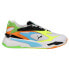 Фото #1 товара Puma RsFast Tropics Lace Up Mens Multi Sneakers Casual Shoes 388327-01