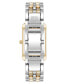 Фото #2 товара Women's Quartz Two-Tone Alloy Link Bracelet, 23mm