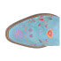 Фото #4 товара Dingo Sugar Bug Floral Embroidery Round Toe Cowboy Booties Womens Blue Casual Bo
