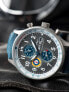Фото #3 товара AVI-8 AV-4011-0F Mens Watch Hawker Hurricane Classic Chronograph 43mm 5ATM