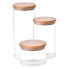 Фото #1 товара SAN IGNACIO SG3805 Glass Jar 3 Units