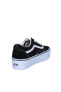 Ua Old Skool Stackform Black/True White Kadın Spor Ayakkabısı