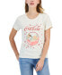 Фото #1 товара Women's Coke Santa Snow Crewneck T-Shirt