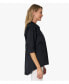 ფოტო #2 პროდუქტის Women's Back Shirring Detail Rhapsody Shirt