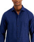 Фото #3 товара Men's Regular-Fit Medallion-Print Shirt, Created for Macy's
