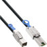 Фото #2 товара InLine external Mini SAS HD Cable SFF-8644 to SFF-8088 6Gb/s 0.5m