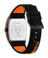 ფოტო #2 პროდუქტის Men's Watch 3 Hand Quartz Plein Sport Gaze Black Silicone Strap Watch 40mm