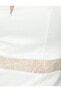 Фото #28 товара Dantel Detaylı Saten Mini Bridal Elbise