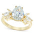 Gold-Tone Cubic Zirconia Cluster Ring, Created for Macy's