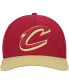 Фото #3 товара Men's Wine, Gold Cleveland Cavaliers MVP Team Two-Tone 2.0 Stretch-Snapback Hat