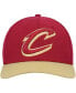 Men's Wine, Gold Cleveland Cavaliers MVP Team Two-Tone 2.0 Stretch-Snapback Hat Wine, Gold - фото #3