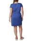 Фото #4 товара Plus Size Pacific Haze™ Short-Sleeve T-Shirt Dress, Created for Macy's