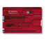 Фото #1 товара Victorinox SwissCard Classic, Red, Transparent, ABS synthetics, 82 mm, 4.5 mm, 26 g