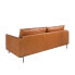 Фото #5 товара 3-Sitzer-Sofa aus braunem Leder