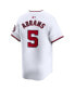 Фото #3 товара Men's CJ Abrams White Washington Nationals Home limited Player Jersey